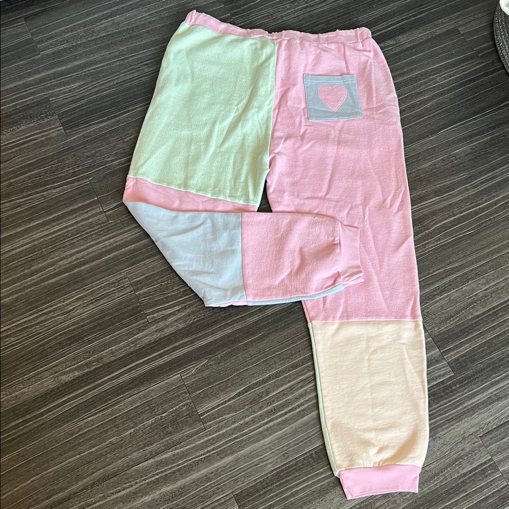 LoveShackFancy Color-Block Joggers - Picture 11 of 12